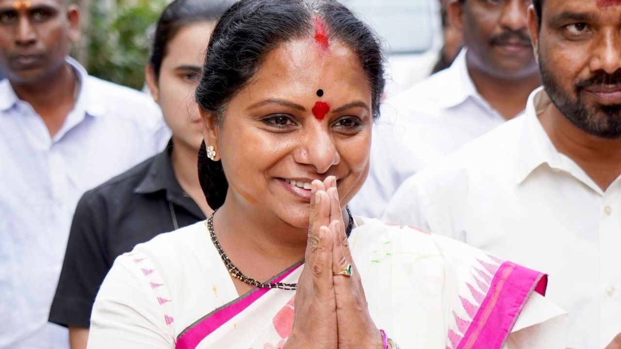 సింహం గుర్తుతో కారును ఢీకొట్టే ప్లాన్‌లో కవిత..!