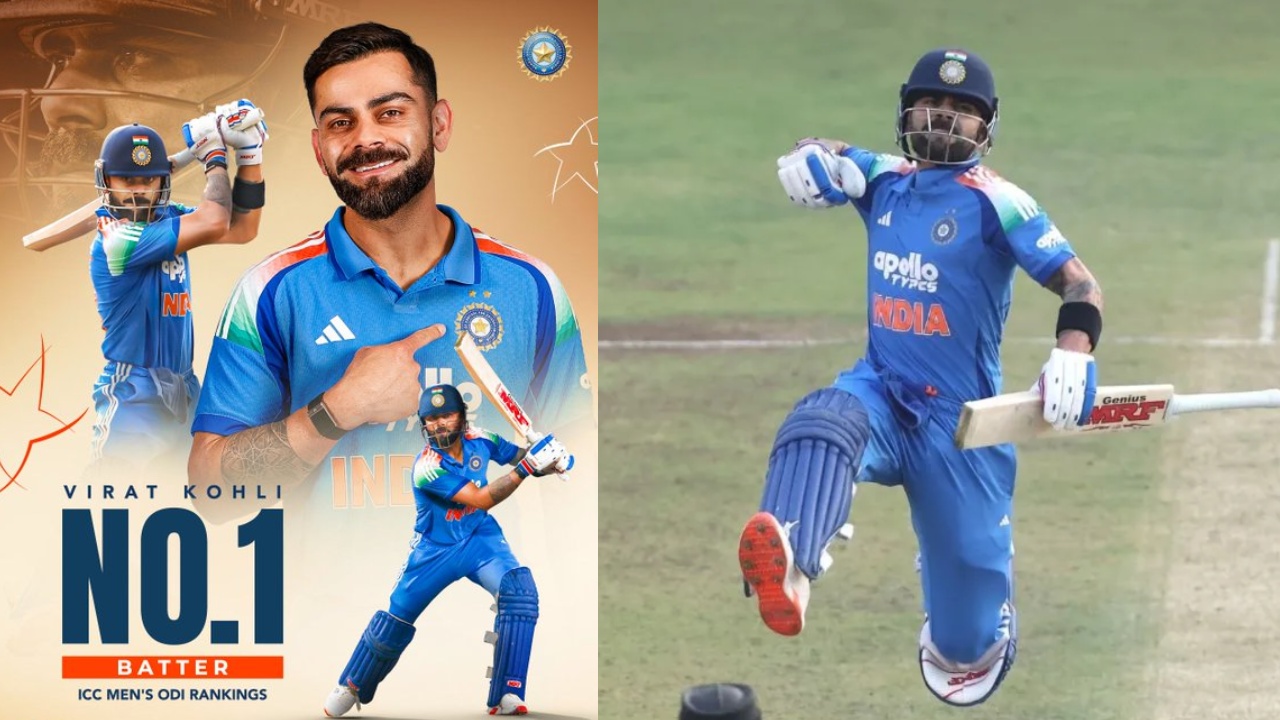 Virat Kohli : నాలుగేళ్ల త‌రువాత‌.. వన్డే ర్యాంకింగ్స్‌లో అగ్ర‌స్థానానికి విరాట్ కోహ్లీ.. దిగ‌జారిన రోహిత్ శ‌ర్మ ర్యాంక్‌