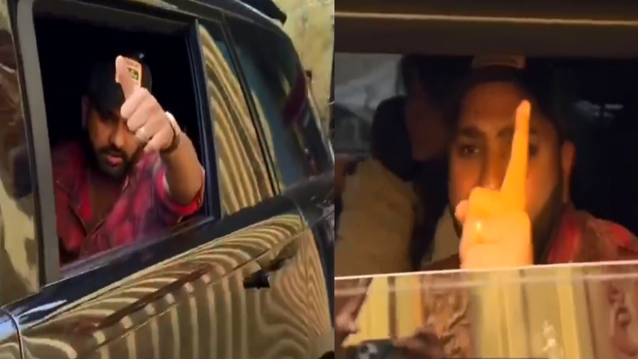 Rohit Sharma : కారులో వెళ్తుండగా.. రోహిత్ శ‌ర్మ చెయ్యిప‌ట్టుకుని లాగిన ఫ్యాన్స్‌.. హిట్ మ్యాన్ వార్నింగ్.. వీడియో