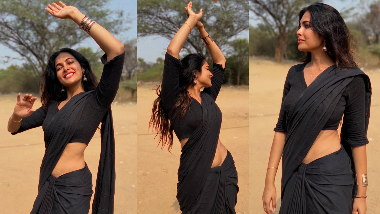 Actress Divi: నలుపు చీరలో నడుమందాలు చూపిస్తూ.. దివి గ్లామర్ షో.. ఫొటోలు