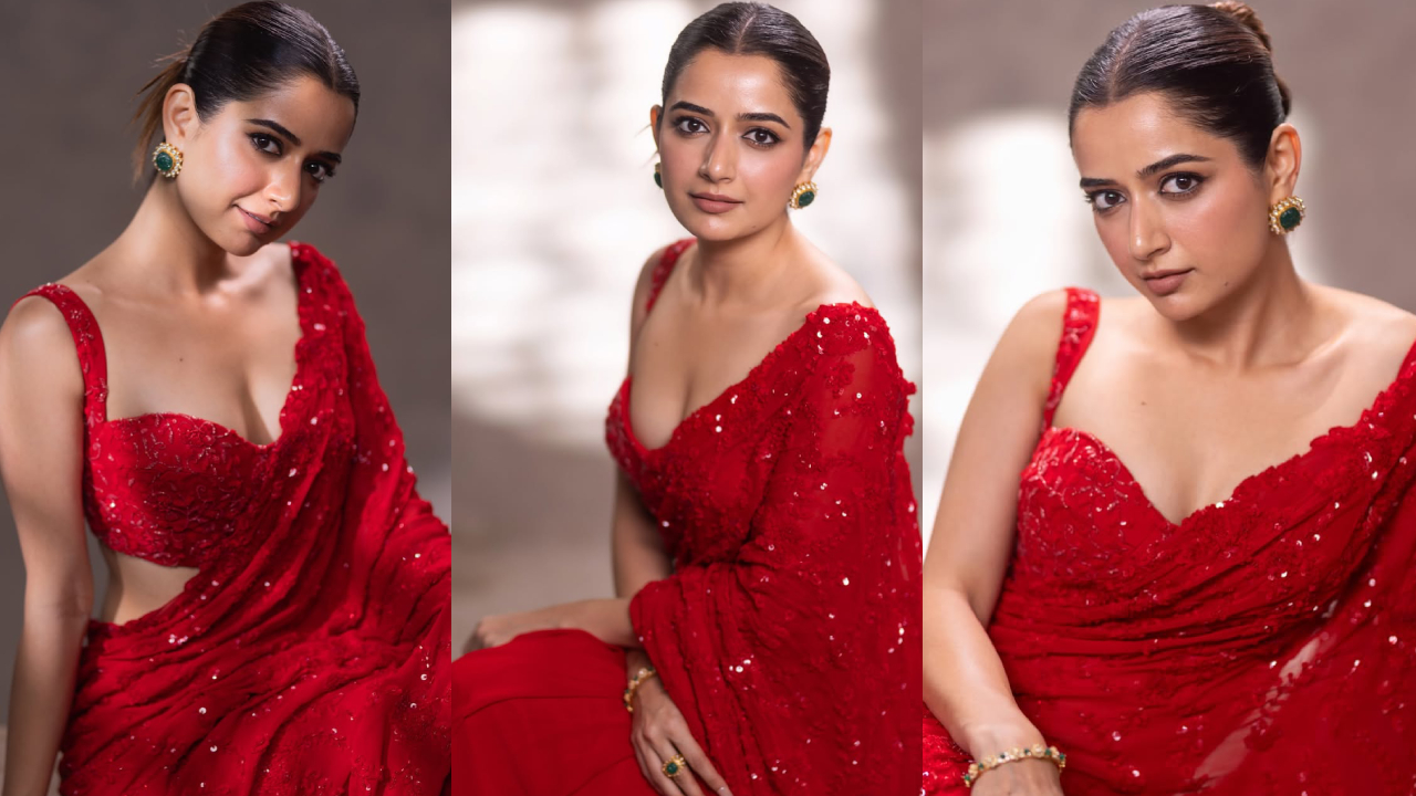 Ashika Ranganath: ఎరుపు చీరలో పరువాల విందు.. ఆషికా అందాలు అదరహో.. ఫొటోలు