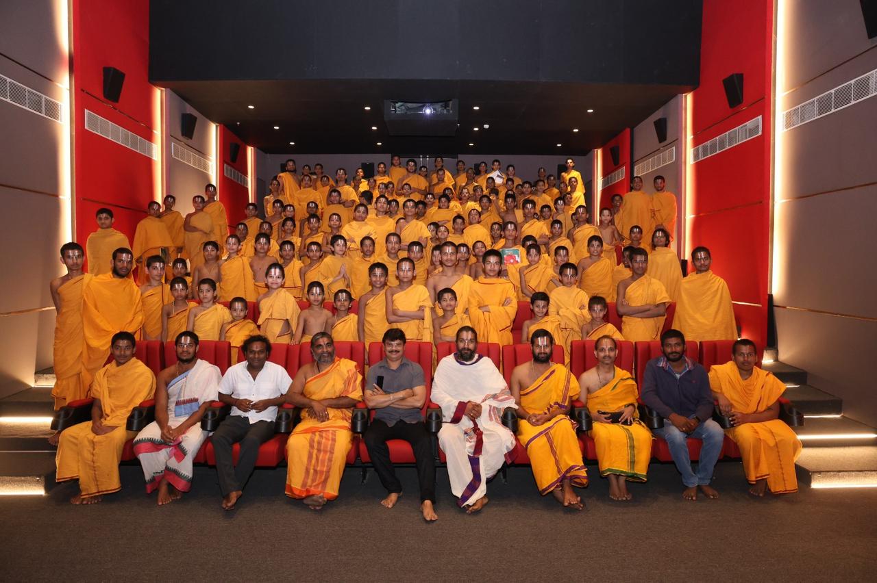 Chinna Jeeyar Swamy Watched Akhanda 2 with Boyapati Sreenu