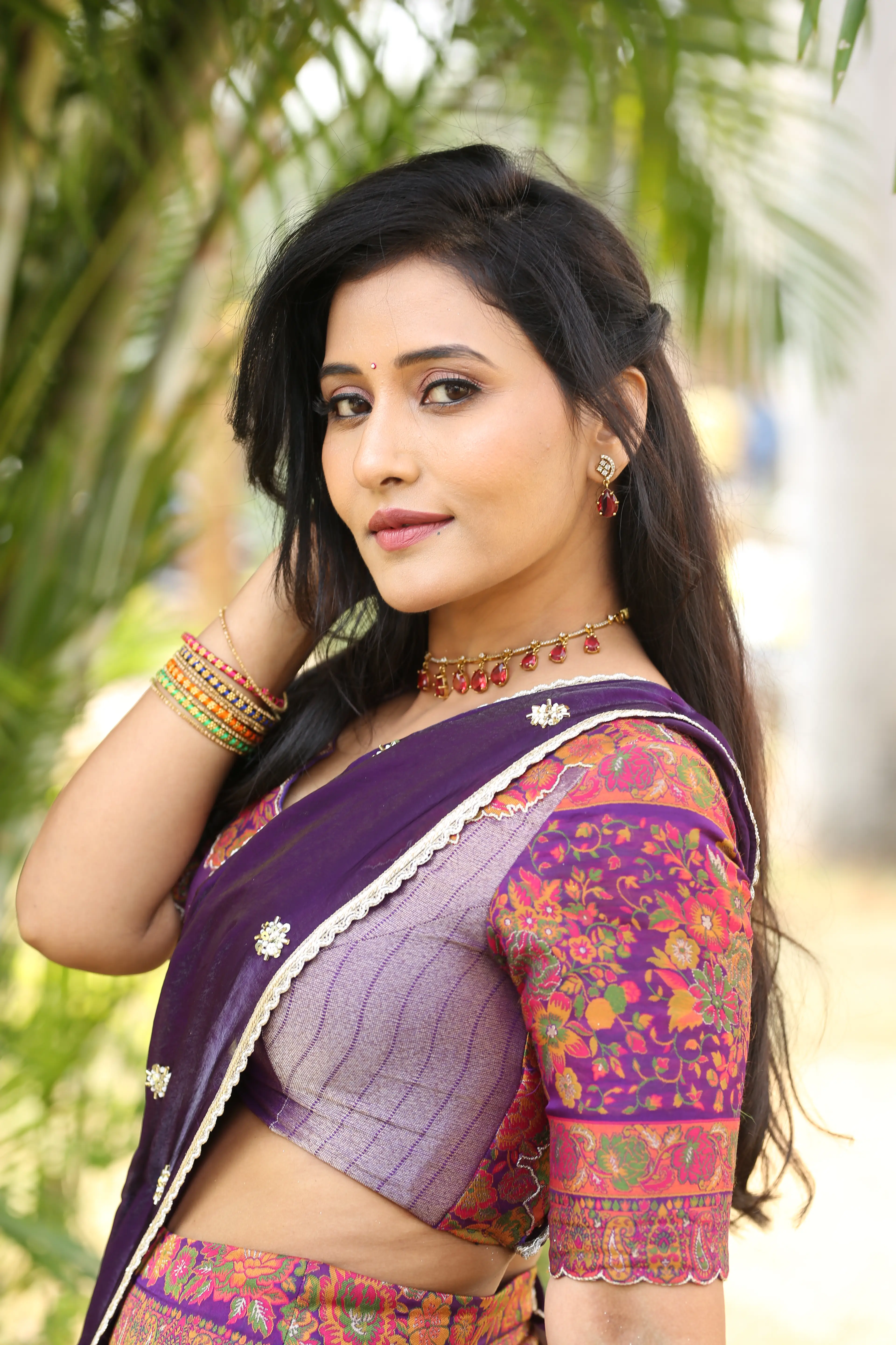 devagudi movie heroine anushree photos viral (1)