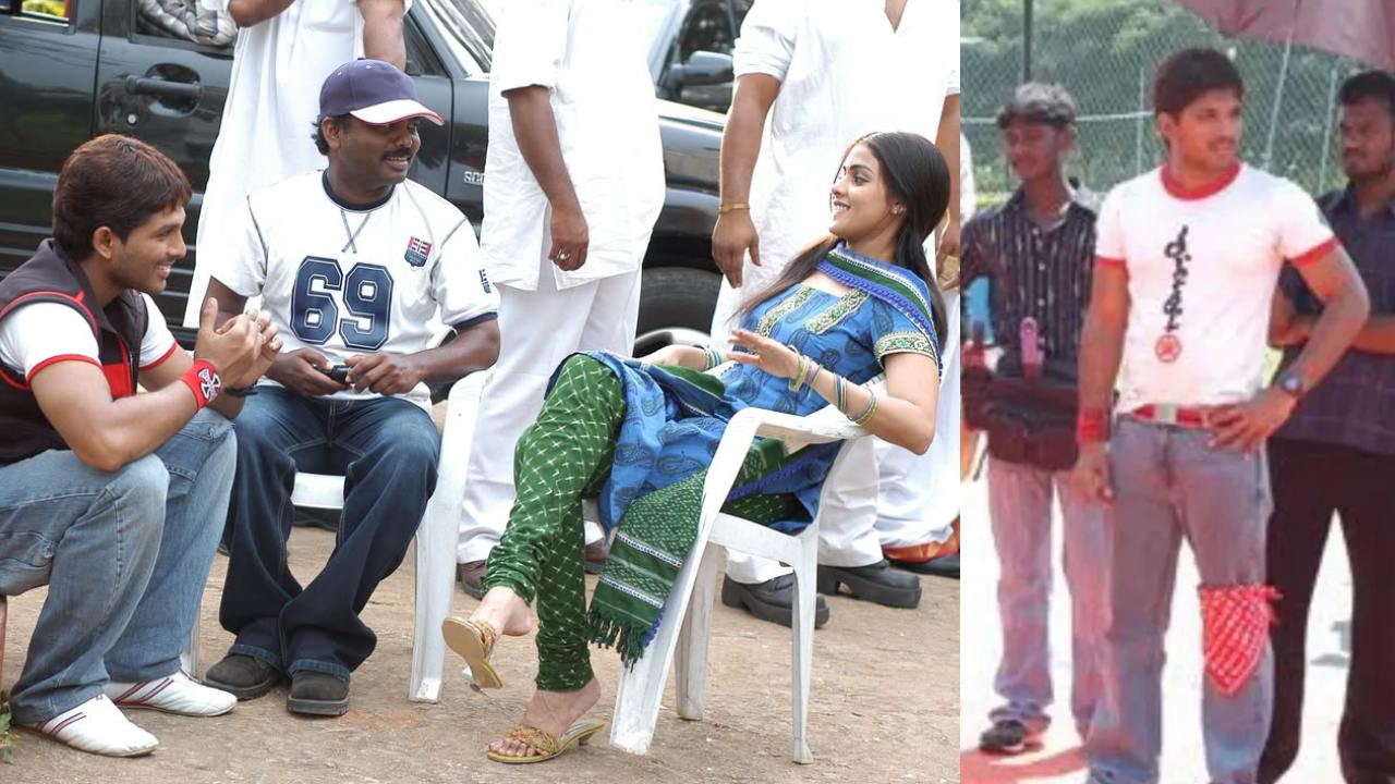 Happy Movie Working Stills : 20 ఏళ్ళ అల్లు అర్జున్ ‘హ్యాపీ’.. అప్పటి వర్కింగ్ స్టిల్స్ చూశారా..?