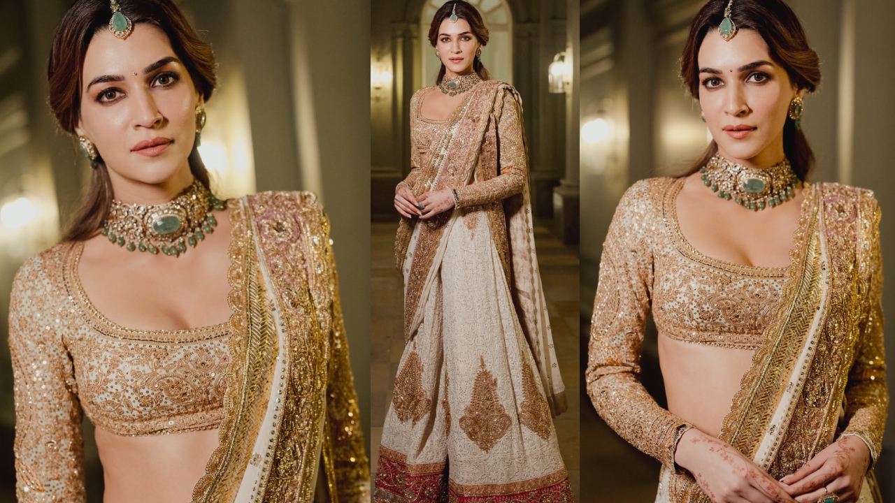 Kriti Sanon: ట్రెడిషనల్ వియర్ లో ట్రెండీ లుక్స్.. కృతి క్యూట్ ఫొటోలు