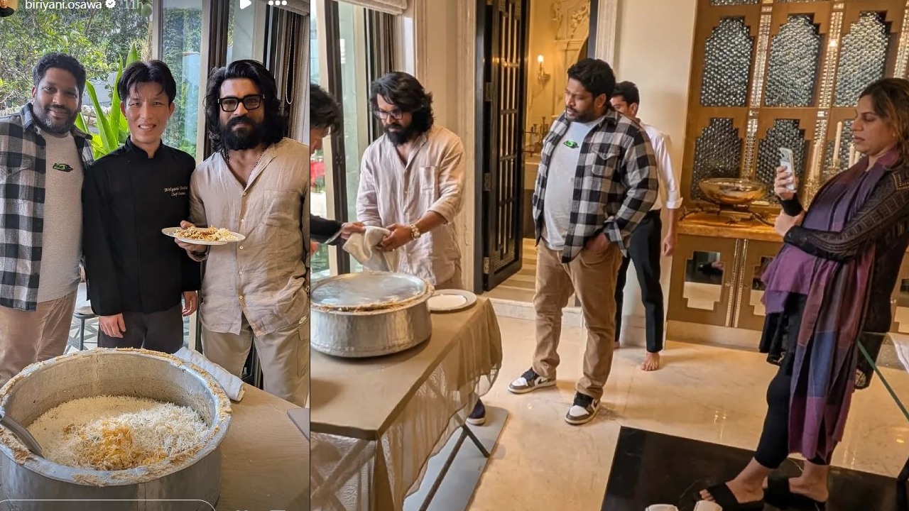 Ram Charan : బేబీ బంప్ తో ఉపాసన.. చరణ్ ఇంట్లో బిర్యానీ పండగ.. ఫొటోలు వైరల్..