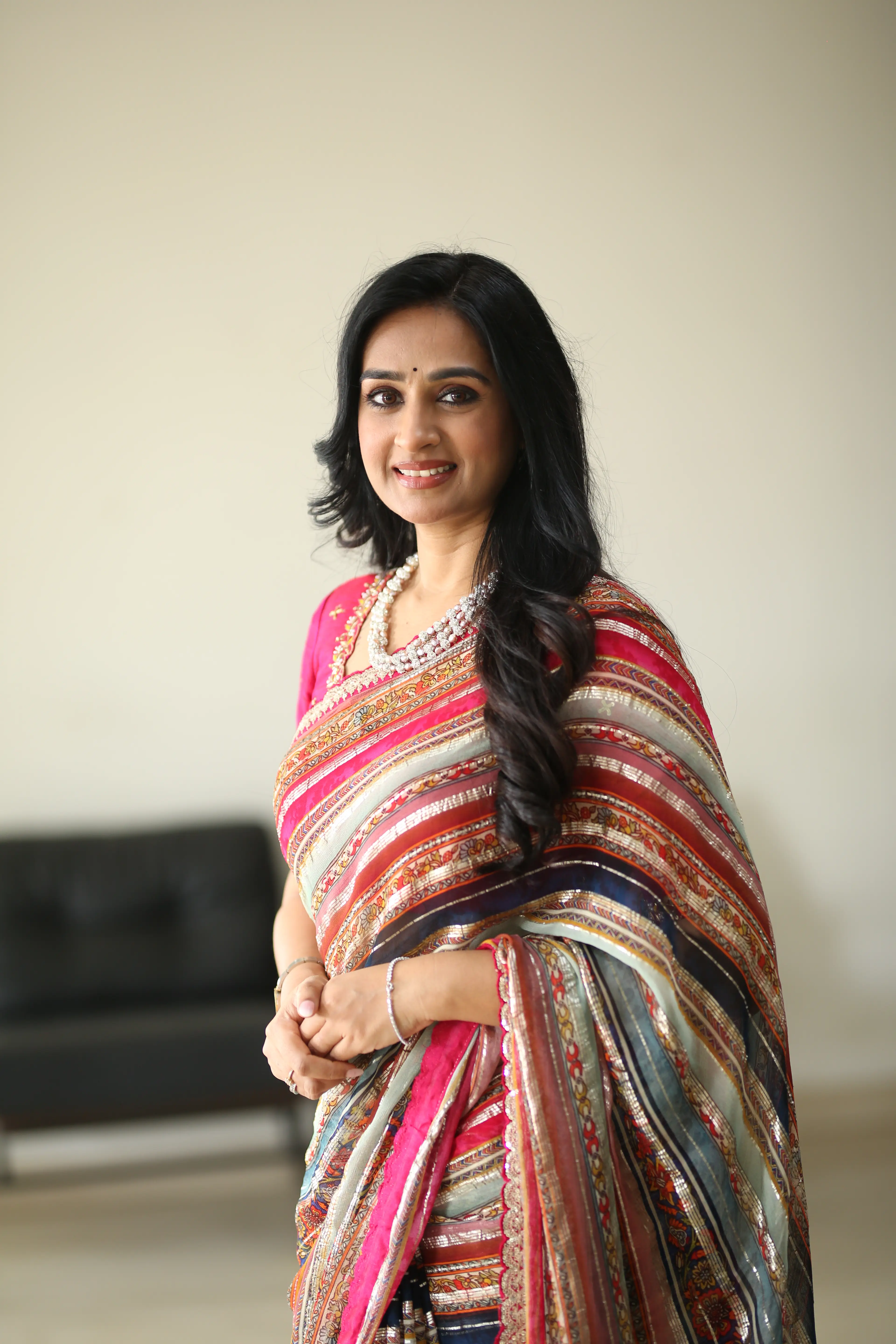 Actress Laya at Sampradayani suppini suddapoosani Movie event. (1)