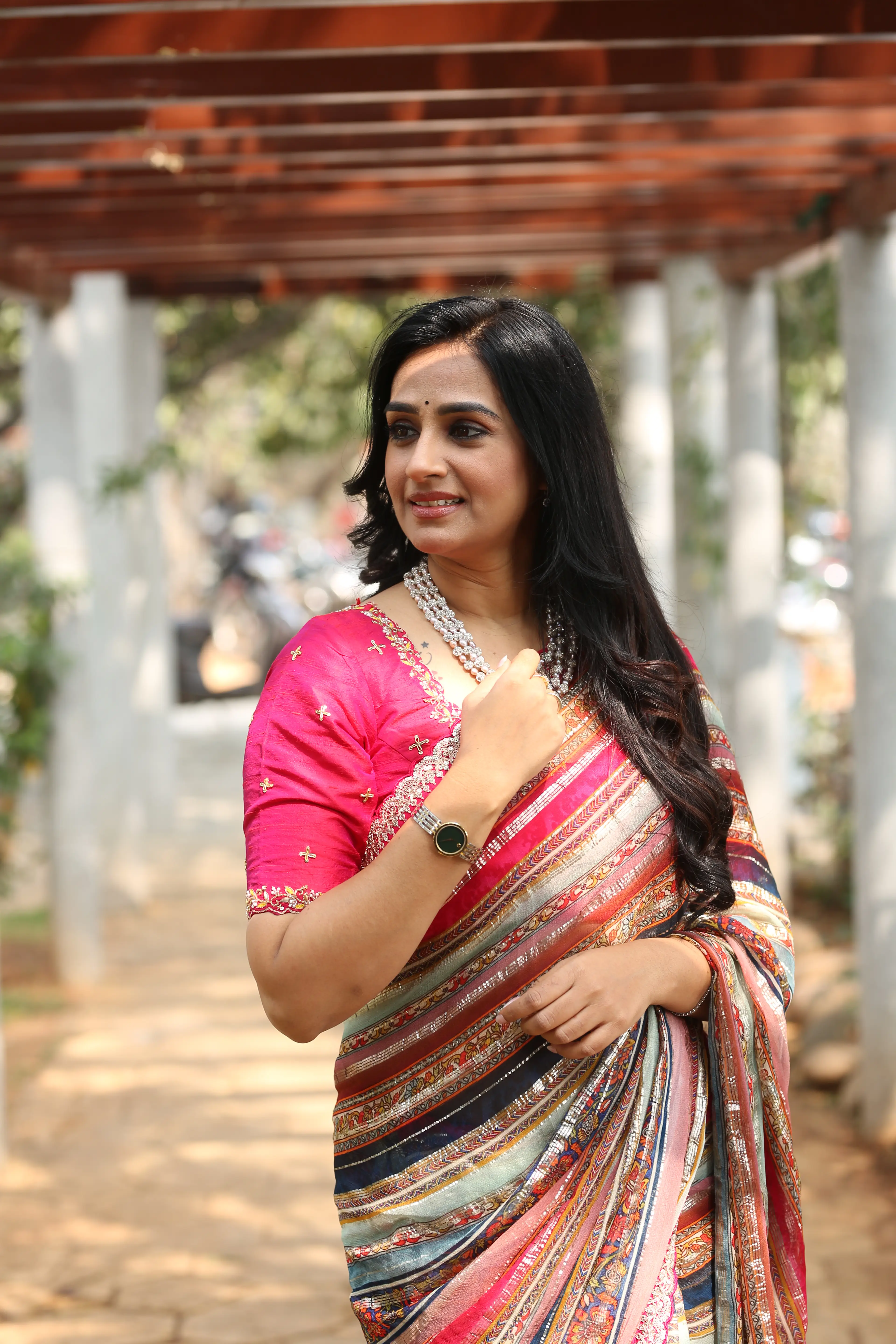 Actress Laya at Sampradayani suppini suddapoosani Movie event. (1)