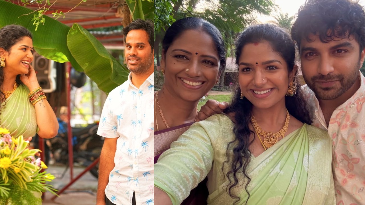 Aditi Bhavaraju Shares Funky Working Stills