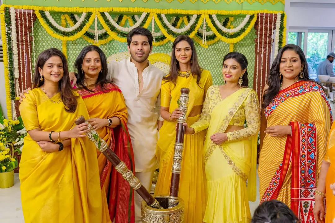 Allu Sneha Reddy Shares Allu Sirish Wedding Works Photos