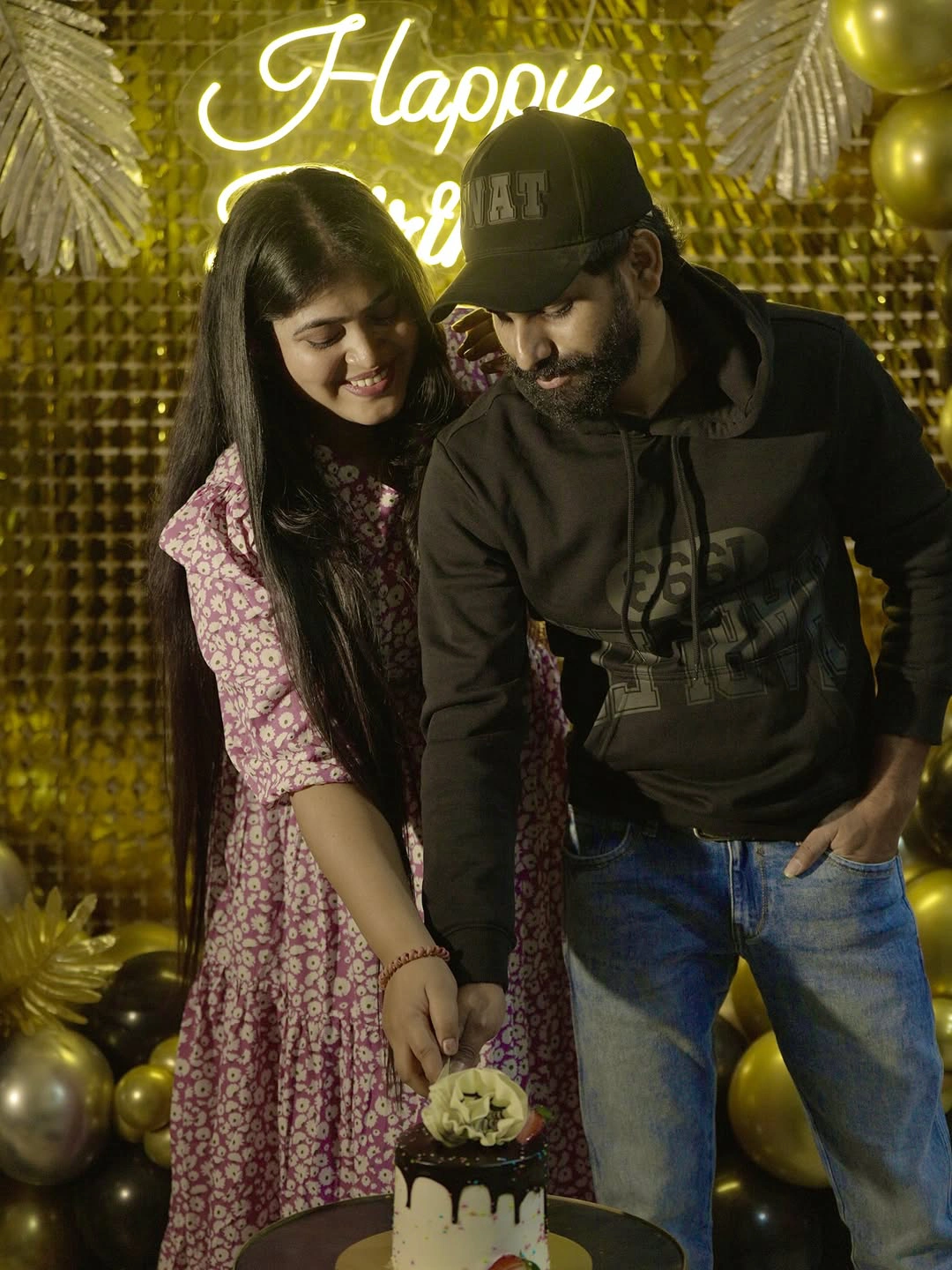 Jabardasth Saddam Birthday his Lover Anashvi Reddy Shares Special Photos