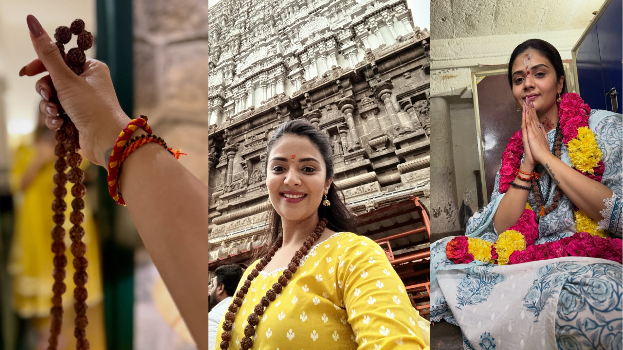 Sreemukhi: శివరాత్రికి రుద్రాక్షతో.. స్పెషల్ ఫొటోలు షేర్ చేసిన శ్రీముఖి