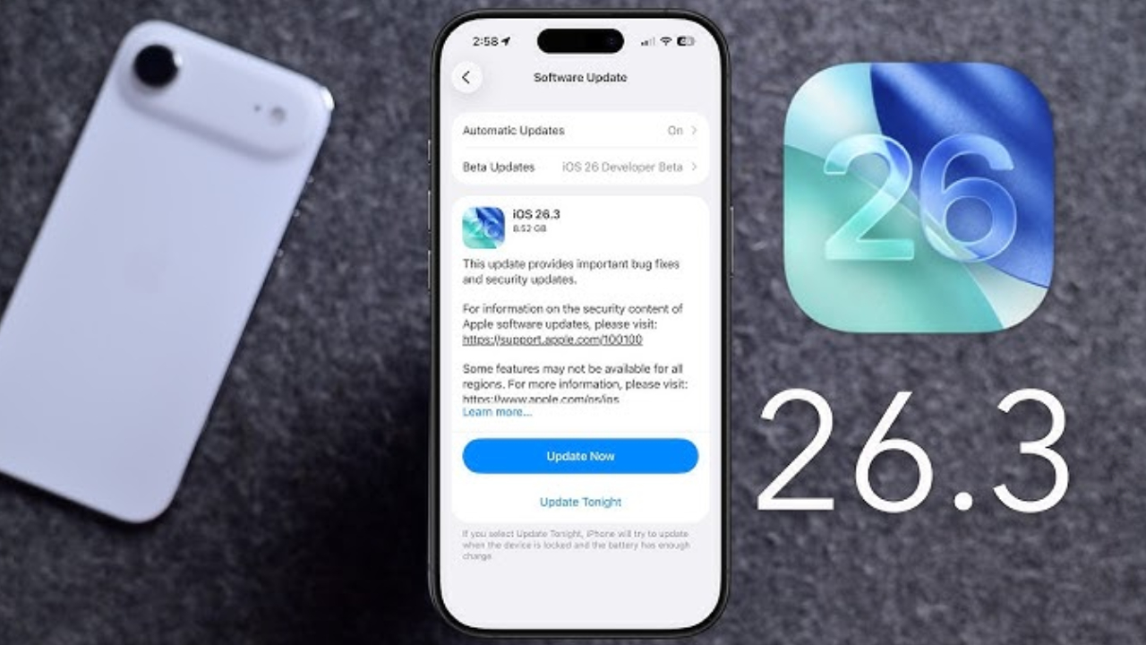 Apple iOS 26.3 : ఆపిల్ లవర్స్‌కు పండగే.. iOS 26.3 కొత్త అప్‌డేట్.. ఐఫోన్ నుంచి ఆండ్రాయిడ్‌కు మారొచ్చు.. డౌన్‌లోడ్ ఎలాగంటే?