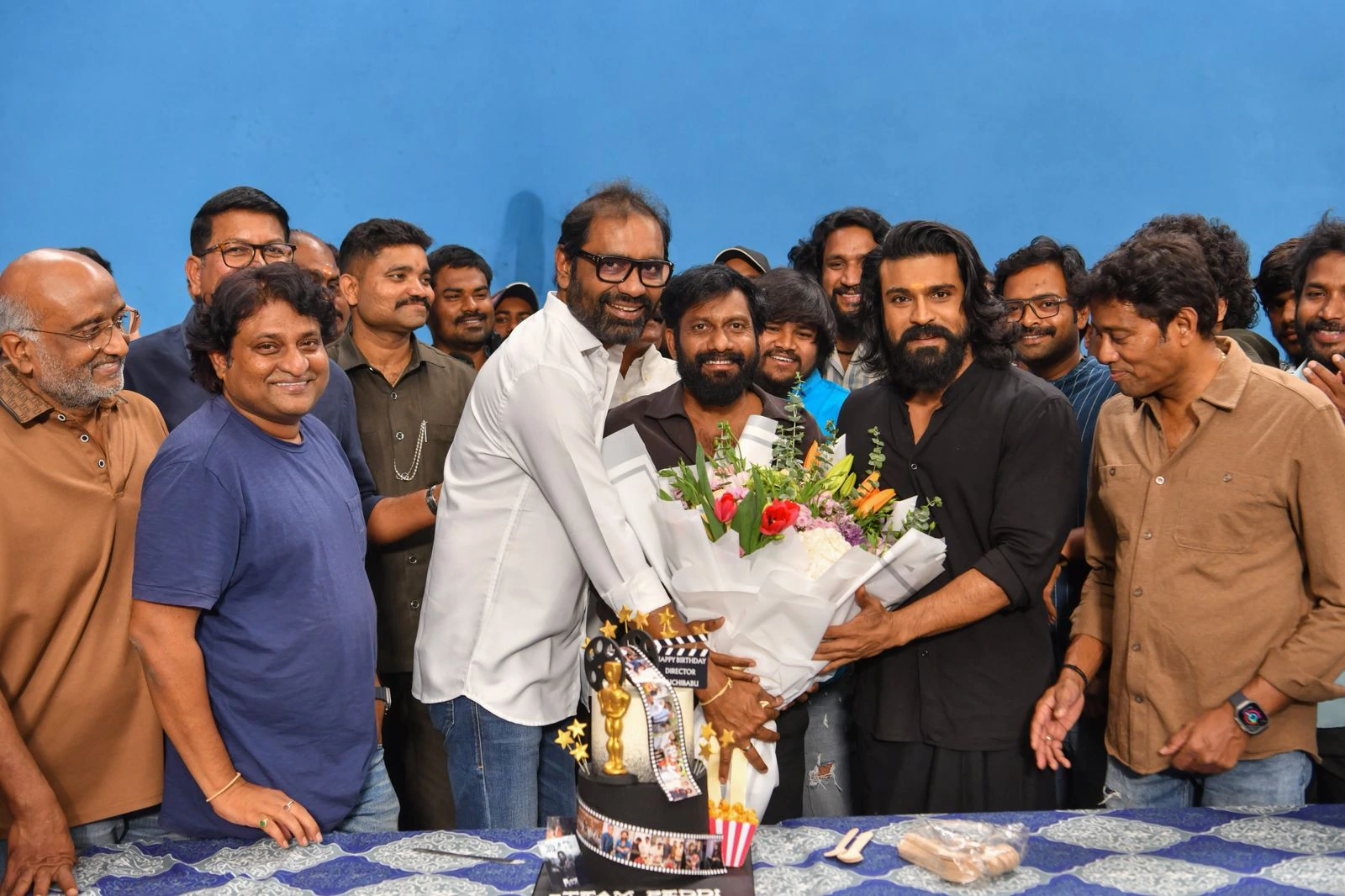 Director Buchi Babu Sana Birthday Celebrations in Peddi Set