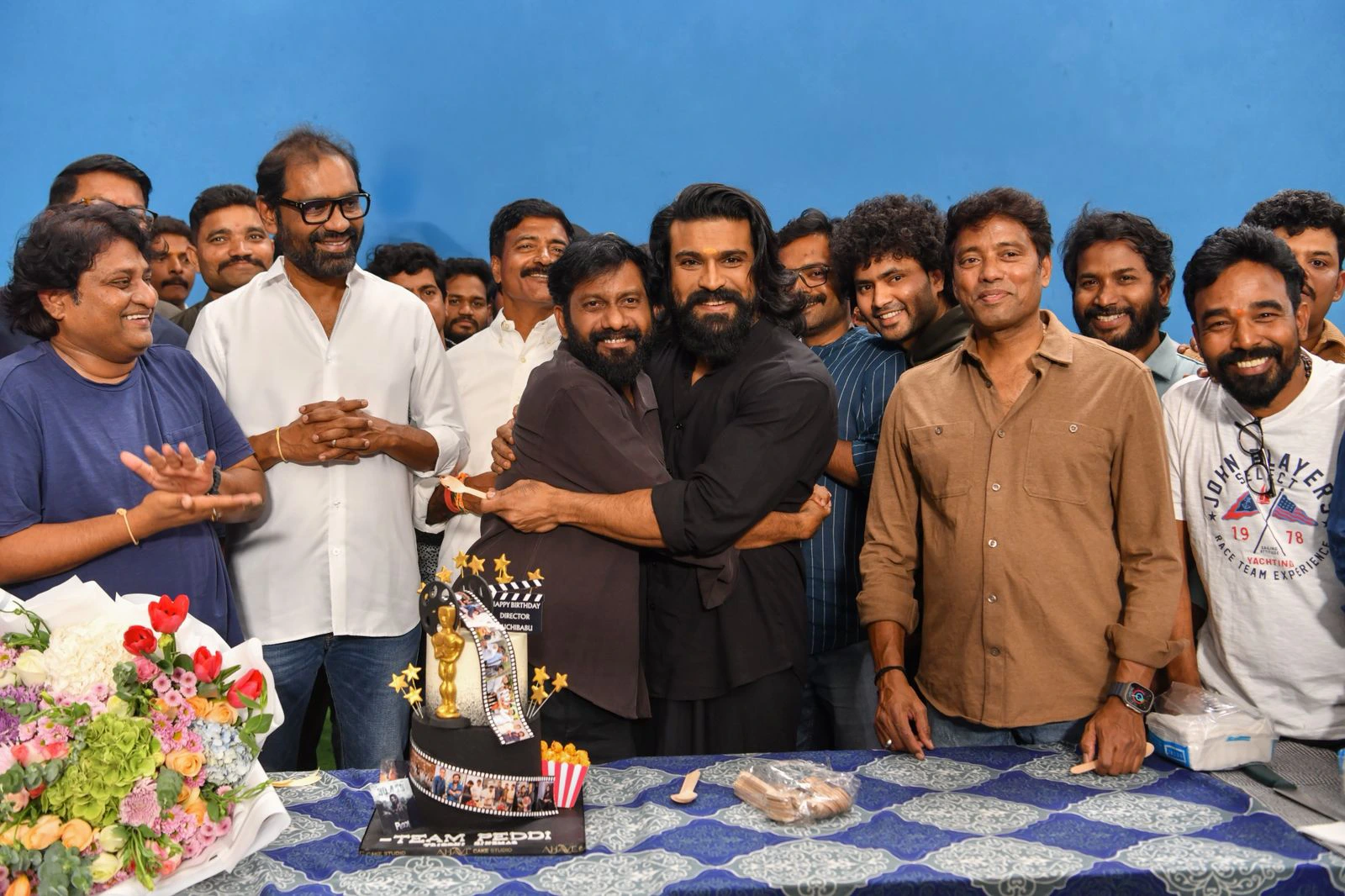 Director Buchi Babu Sana Birthday Celebrations in Peddi Set