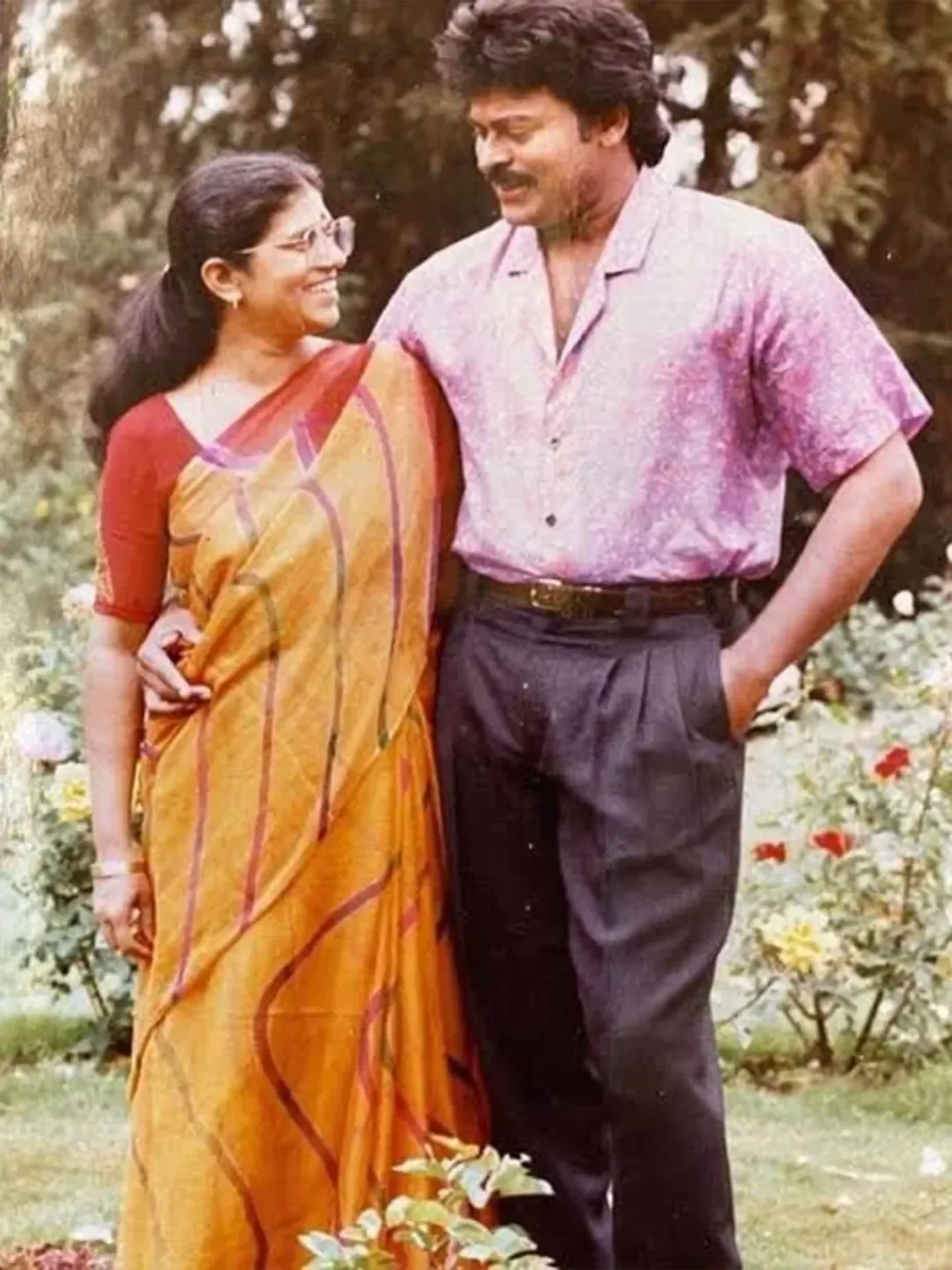 Megastar Chiranjeevi Shares Old Photos with Wife Surekha on her Birthday