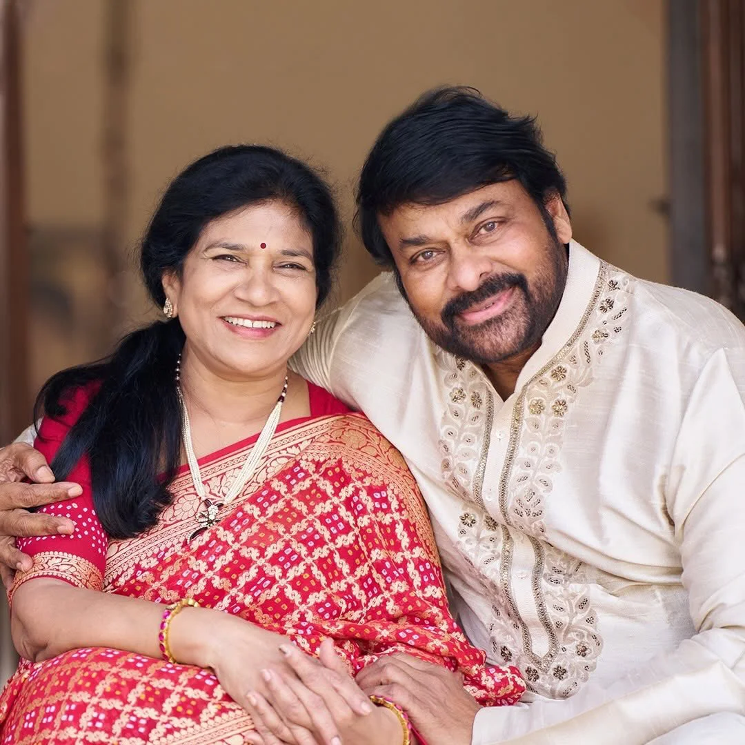 Megastar Chiranjeevi Shares Old Photos with Wife Surekha on her Birthday