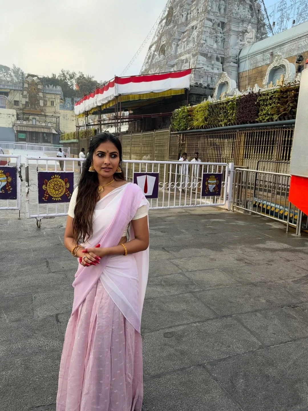 Divi Visits Tirumala Temple