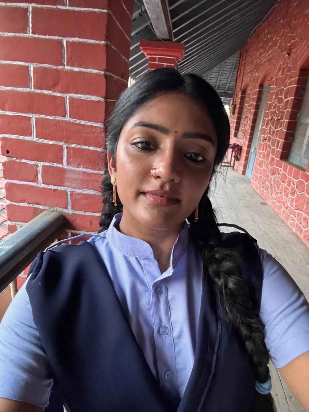 Eesha Rebba Working Stills From Om Shanti Shanti Shantihi