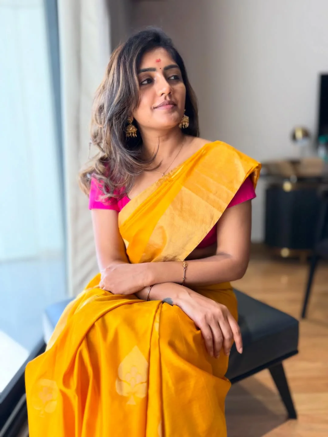 Eeshaa Rebba Visits Tirumala with Family