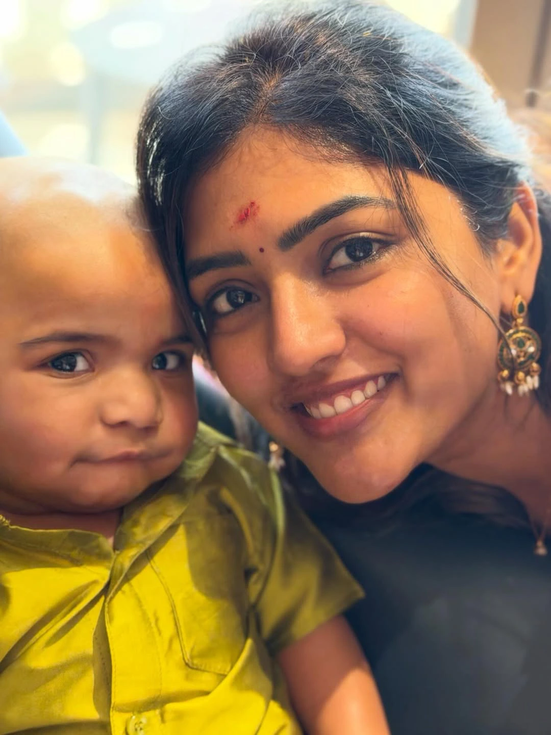 Eeshaa Rebba Visits Tirumala with Family