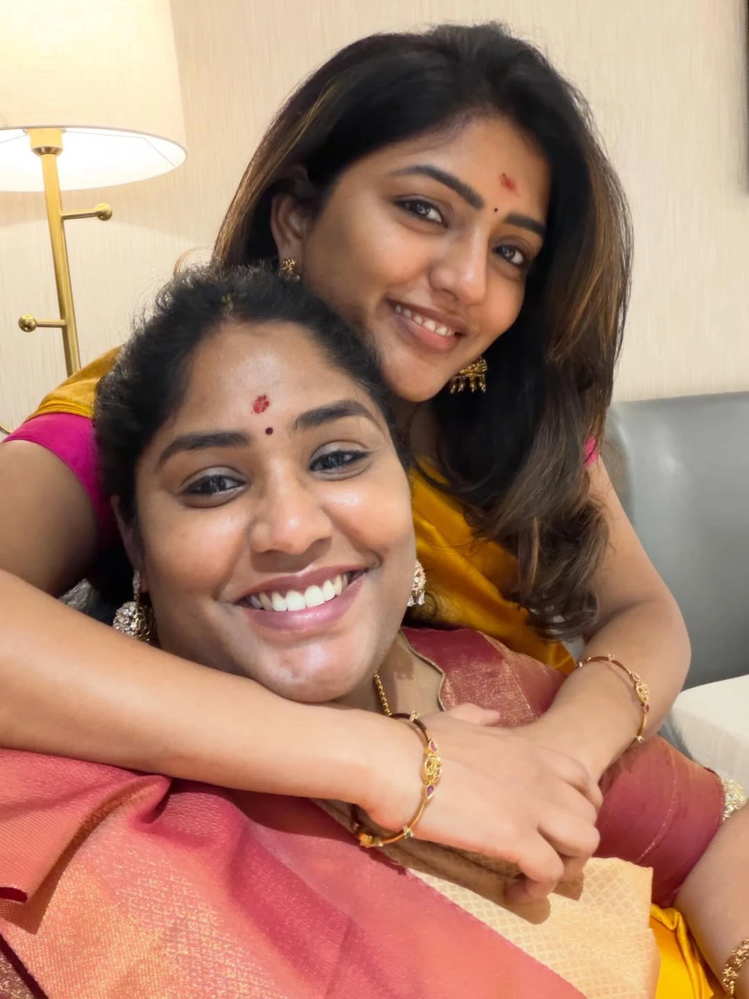 Eeshaa Rebba Visits Tirumala with Family
