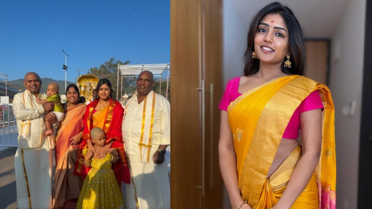 Eeshaa Rebba Visits Tirumala with Family