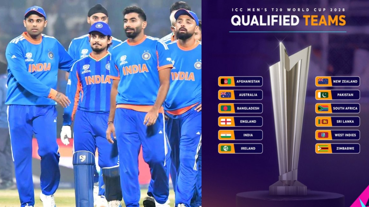 T20 World Cup 2028 : టీ20 ప్ర‌పంచ‌ప్ 2028కి నేరుగా అర్హ‌త సాధించిన జ‌ట్లు ఇవే.. ప్ర‌క‌టించిన ఐసీసీ