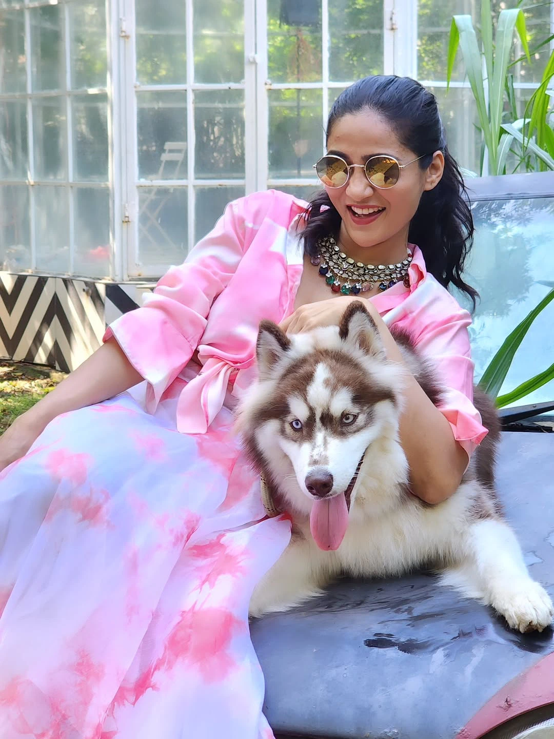 Gayathri Simhadri Celebrates her Pet Dog Birthday