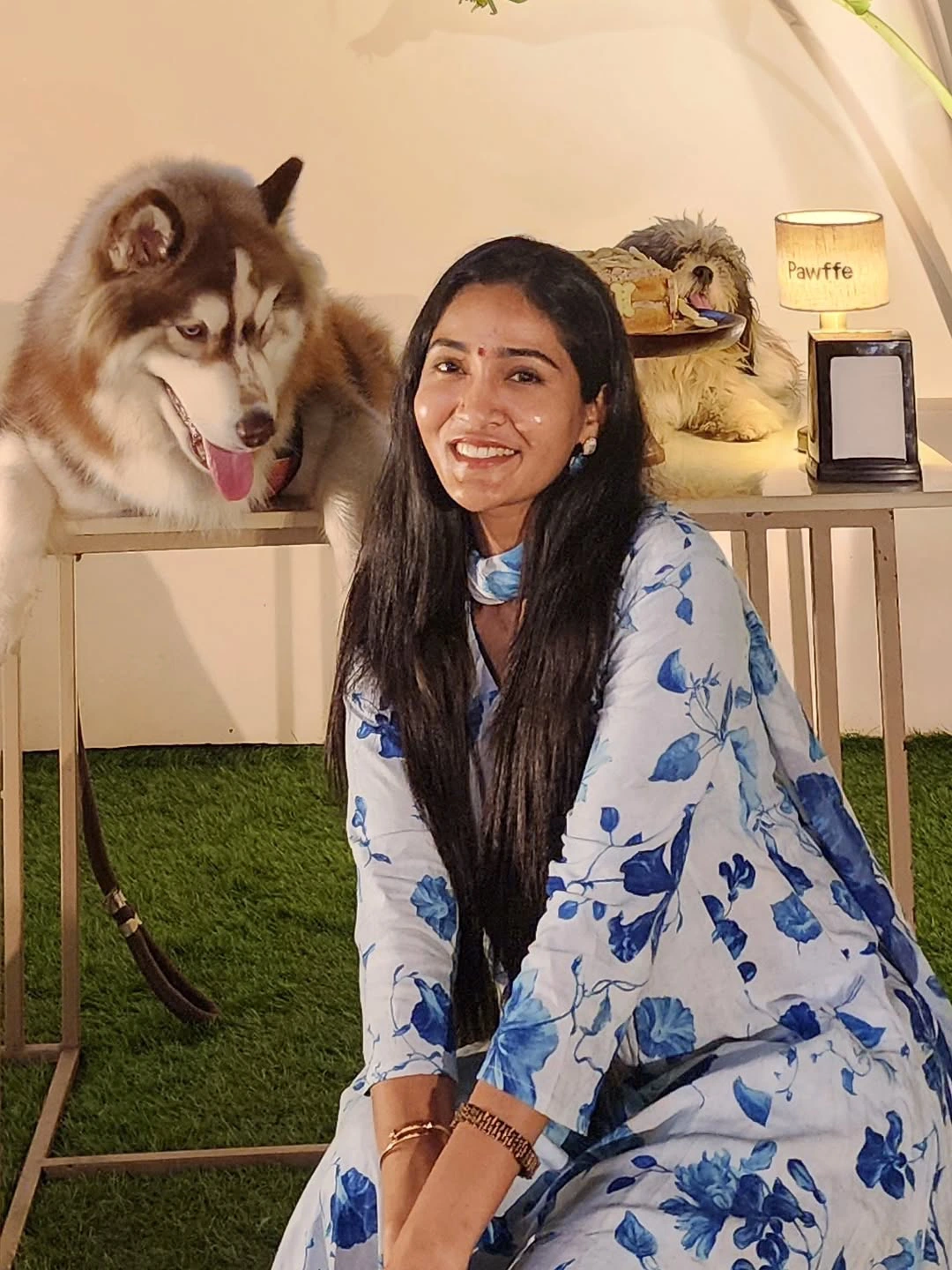 Gayathri Simhadri Celebrates her Pet Dog Birthday