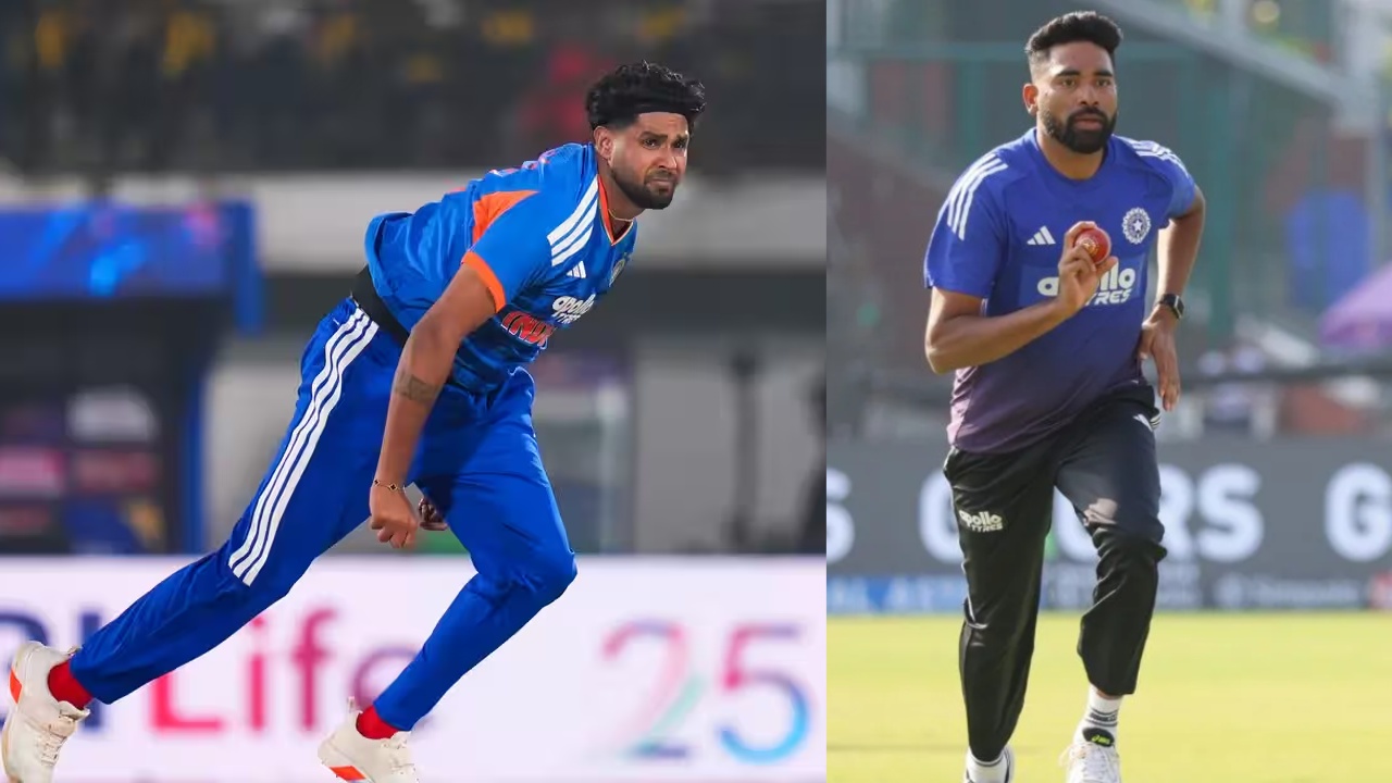 T20 World Cup 2026 : సిరాజ్‌కు గోల్డెన్ ఛాన్స్‌.. టీ20 ప్ర‌పంచ‌క‌ప్ 2026 నుంచి హ‌ర్షిత్ రాణా ఔట్‌..