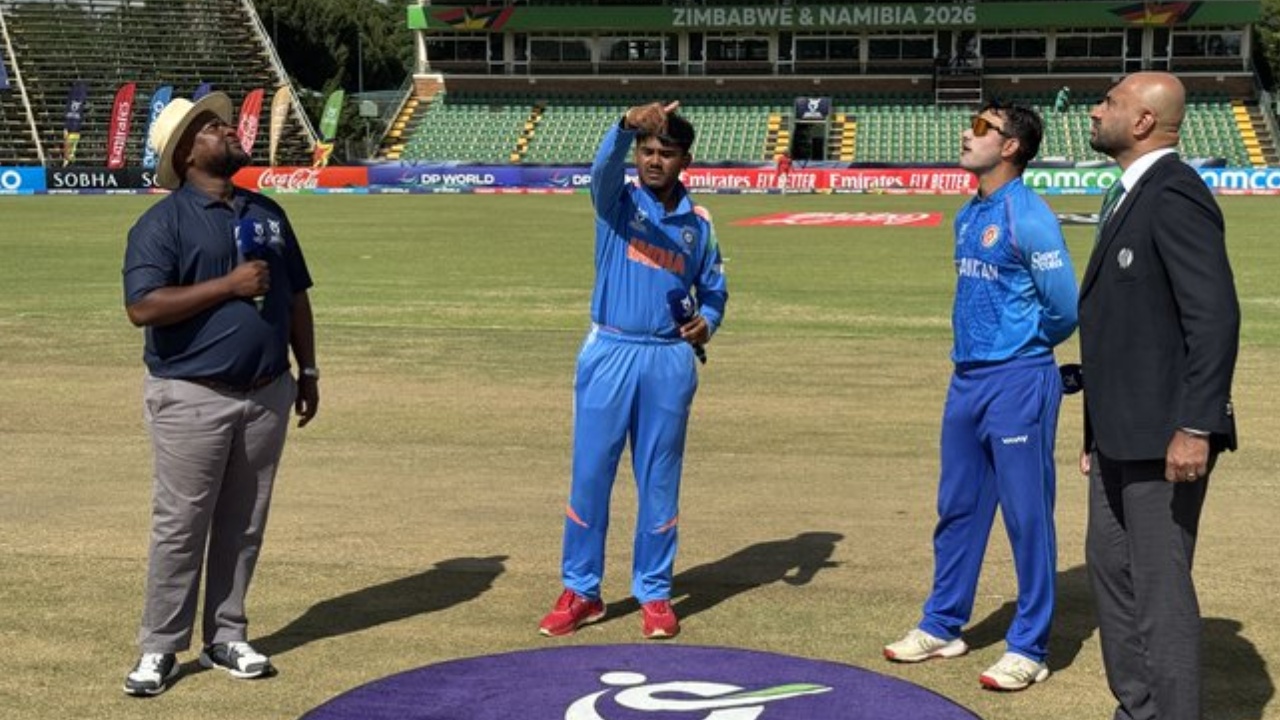 U19 World Cup 2026 : సెమీస్ మ్యాచ్‌.. టాస్ గెలిచిన అఫ్గాన్‌.. తొలుత బౌలింగ్ చేయ‌నున్న భార‌త్‌..