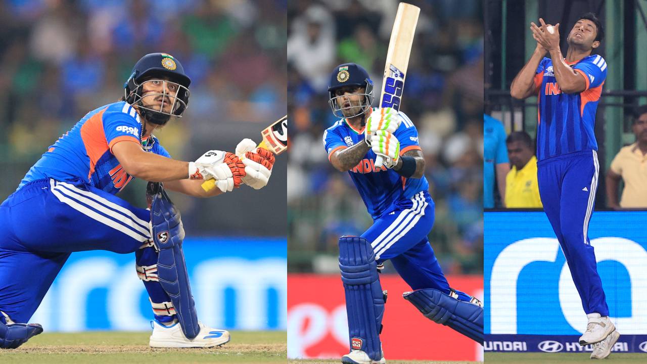 IND vs PAK : పాక్‌పై భారత్ విజయం.. మైదానంలో టీమిండియా ప్లేయర్ల విన్యాసాలు చూశారా.. ఫొటోలు వైరల్