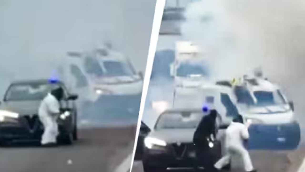 Italy Robbery: కాల్పులు, పేలుళ్లు, చేజింగ్‌లు.. ఇటలీలో హాలీవుడ్ సినిమా రేంజ్‌లో భారీ దోపిడీ.. వణుకు పుట్టించే వీడియో