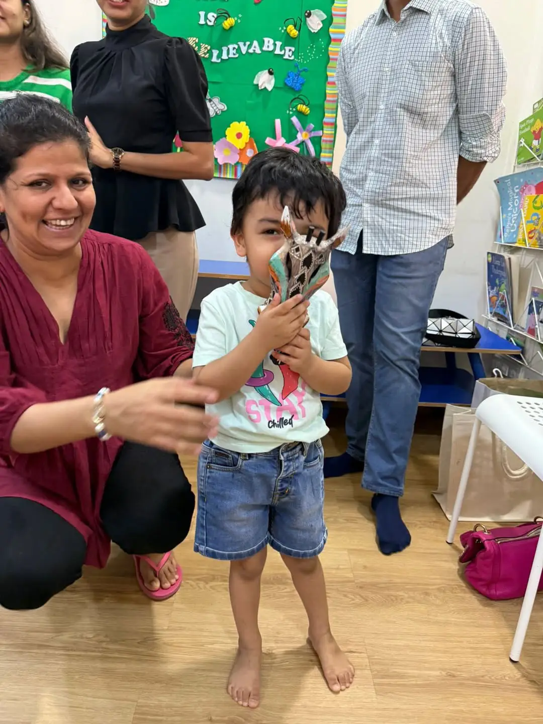 Kajal Aggarwal shares her son pre-school cute photos