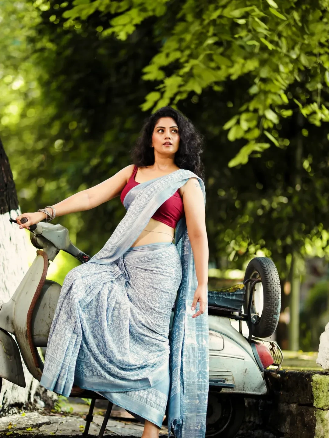 Karunaa Bhushan Sizzling Photos in Rain