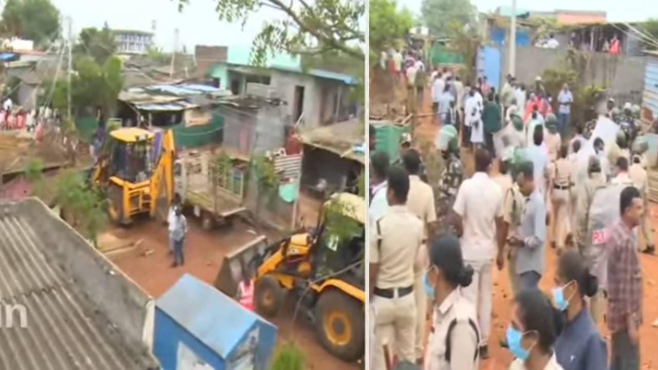 Khammam : ఖమ్మంలో టెన్షన్ టెన్షన్.. తెల్లారకముందే జేసీబీలు, డోజర్లతో వచ్చి.. ఇళ్లను కూల్చేశారు..