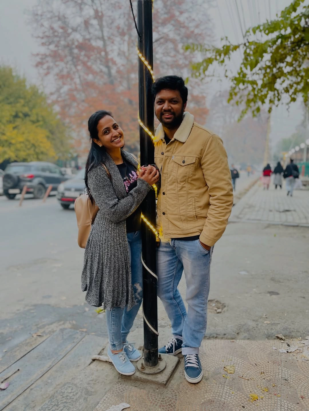 Anchor Lasya Shares Photos with Husband Manjunath on Wedding Anniversary