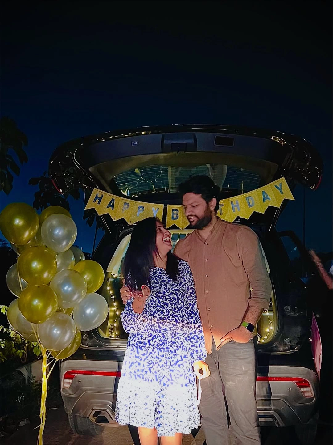 Anchor Lasya Shares Photos with Husband Manjunath on Wedding Anniversary