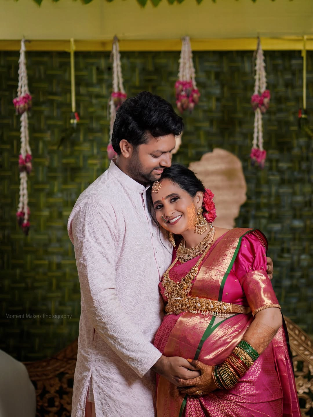 Anchor Lasya Shares Photos with Husband Manjunath on Wedding Anniversary