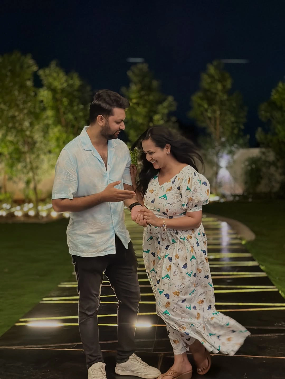 Anchor Lasya Shares Photos with Husband Manjunath on Wedding Anniversary