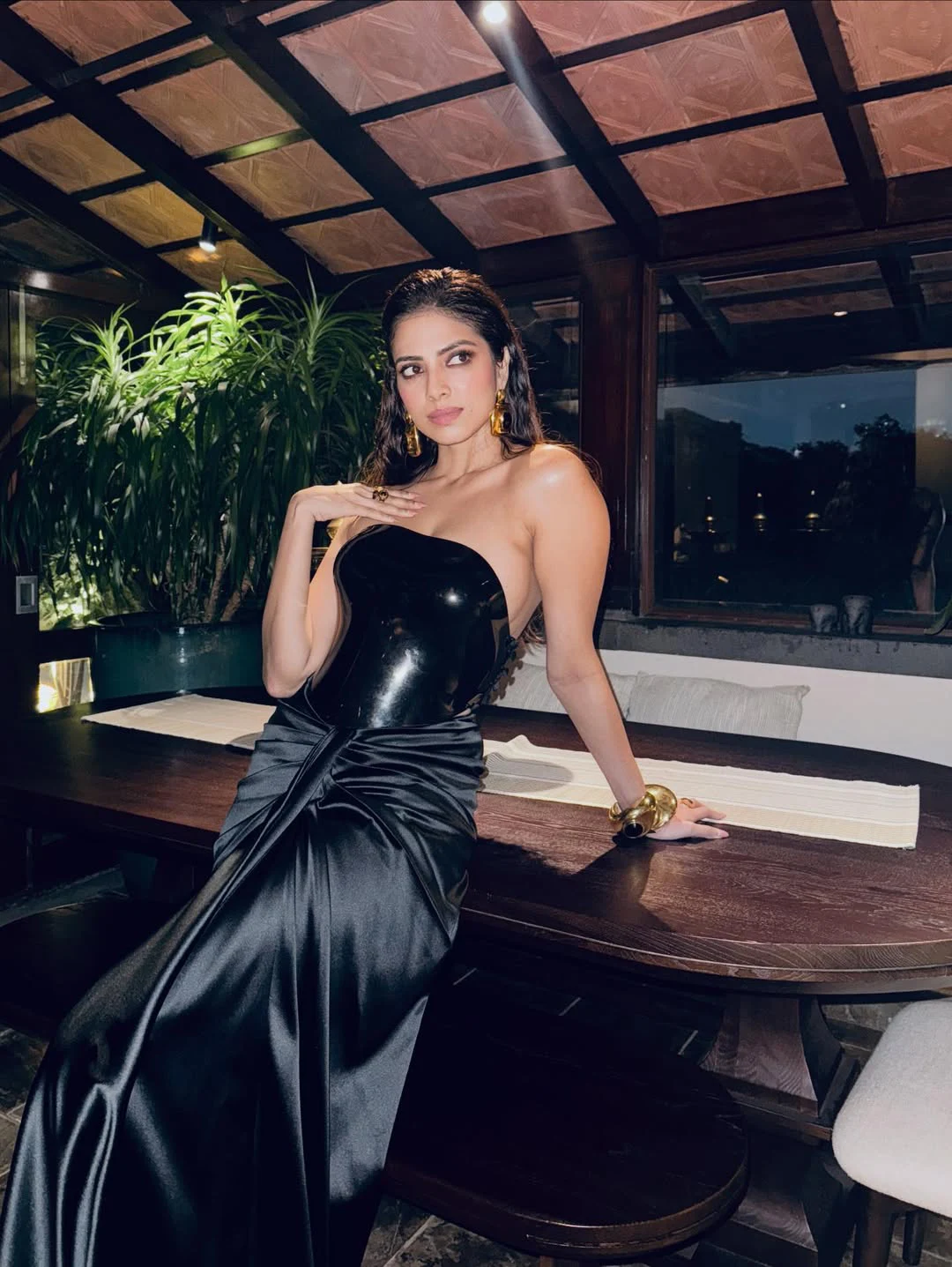 Malavika Mohanan Shines in Modern Black Dress