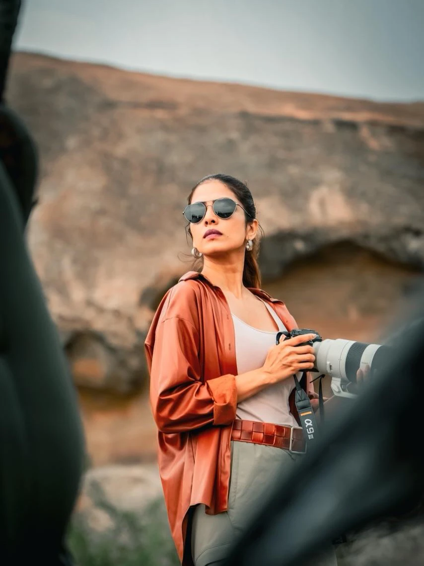 Malavika Mohanan Turned as Wild Life Photographer