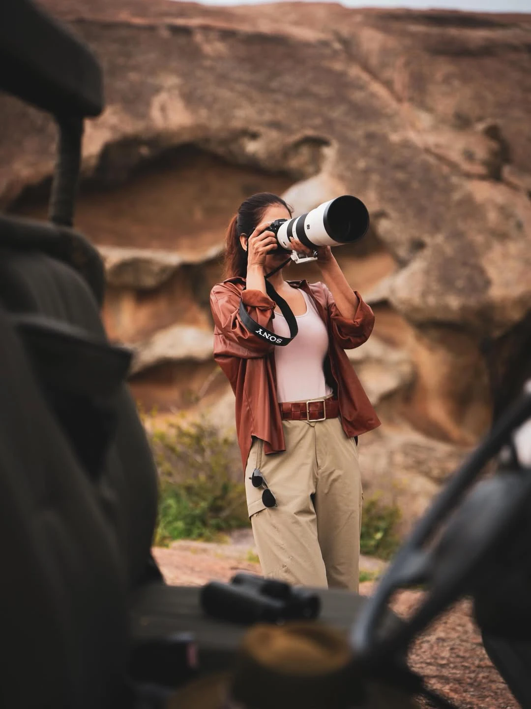 Malavika Mohanan Turned as Wild Life Photographer