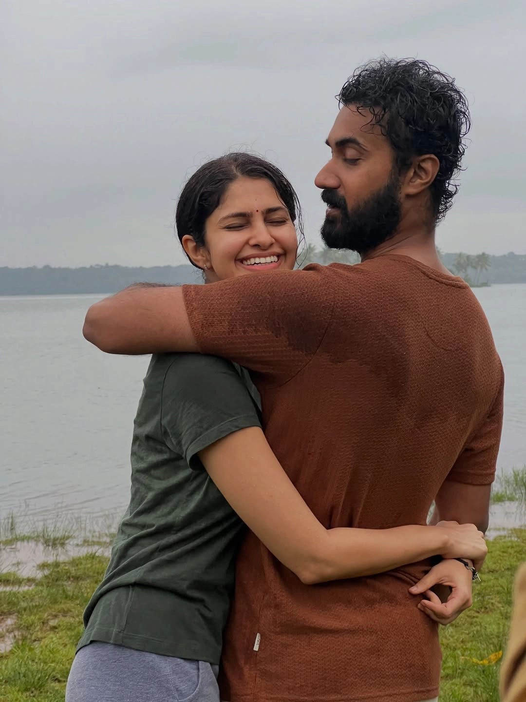 Manasa Varanasi Santosh Soban Shares Cute Working Stills From couple Friendly Movie