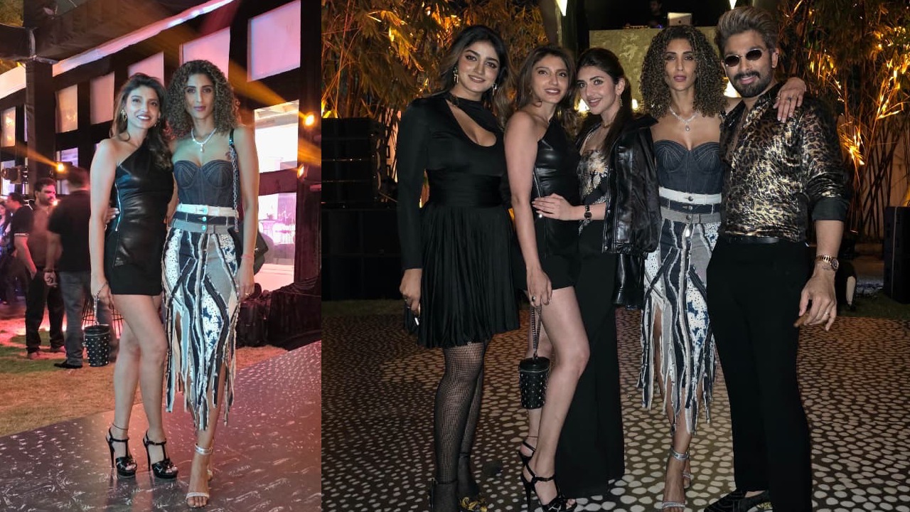 Rana Wife Miheeka Shares Photos from Allu Sirish Pre Wedding Party