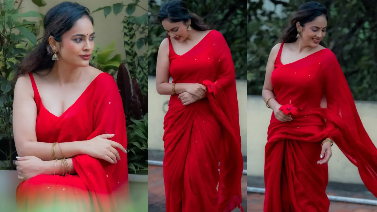 Nandita Swetha: చీరలో నందిత సింగారం.. అమ్మడు అందానికి నెటిజన్స్ దాసోహం.. ఫొటోలు