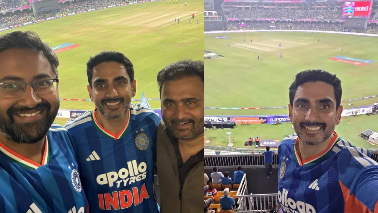 Nara Lokesh Mathukumilli Bharat Enjoyed in Ind Vs Pak Match