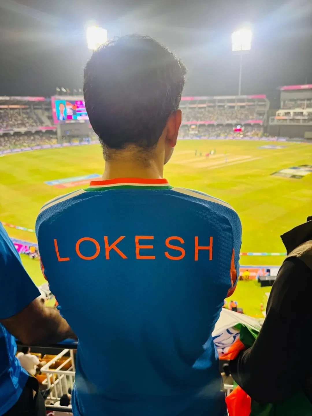 Nara Lokesh Mathukumilli Bharat Enjoyed in Ind Vs Pak Match
