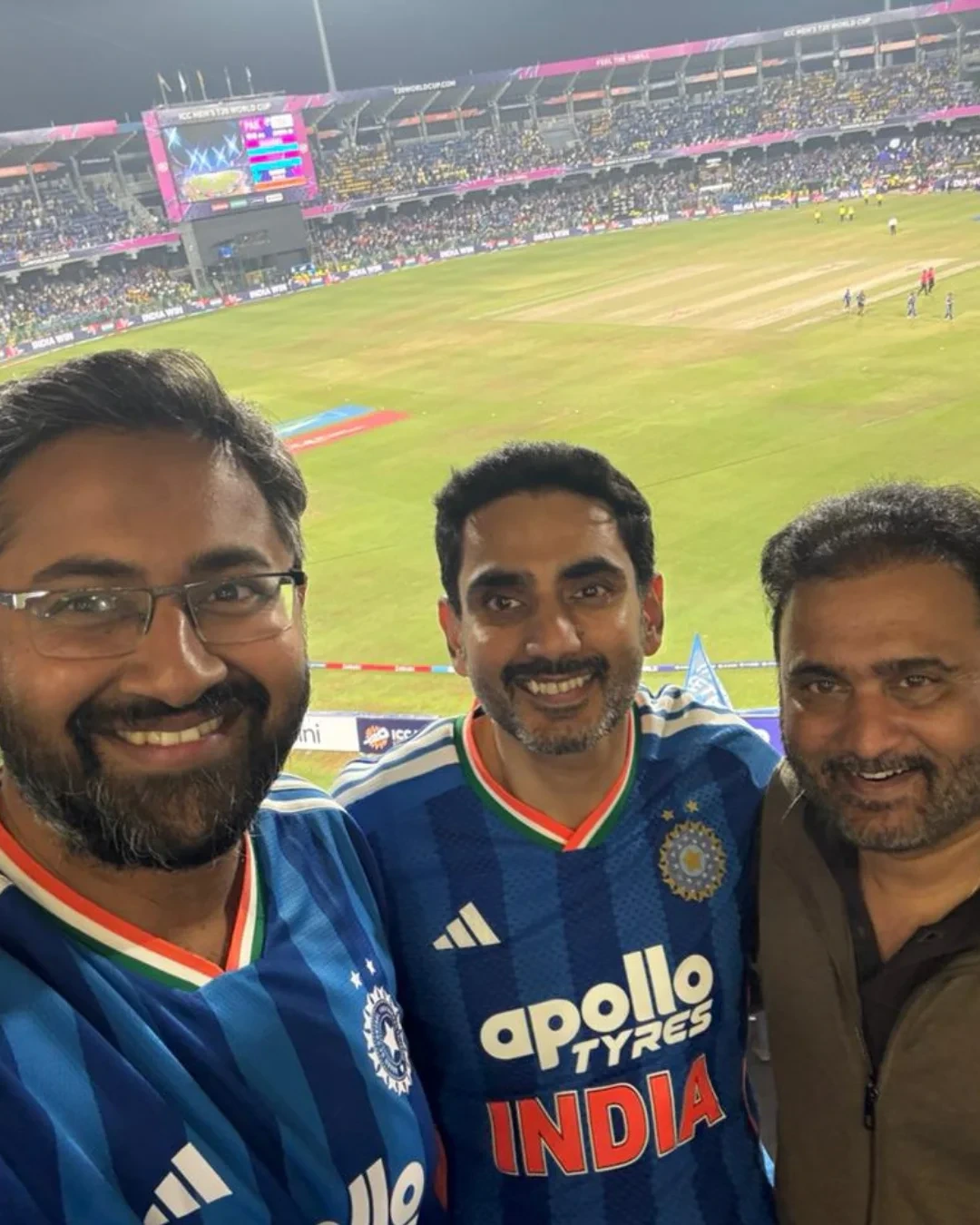 Nara Lokesh Mathukumilli Bharat Enjoyed in Ind Vs Pak Match